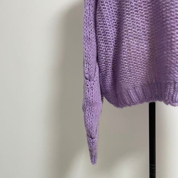 Loewe Light Purple Knit Sweater - Picture 10 of 11